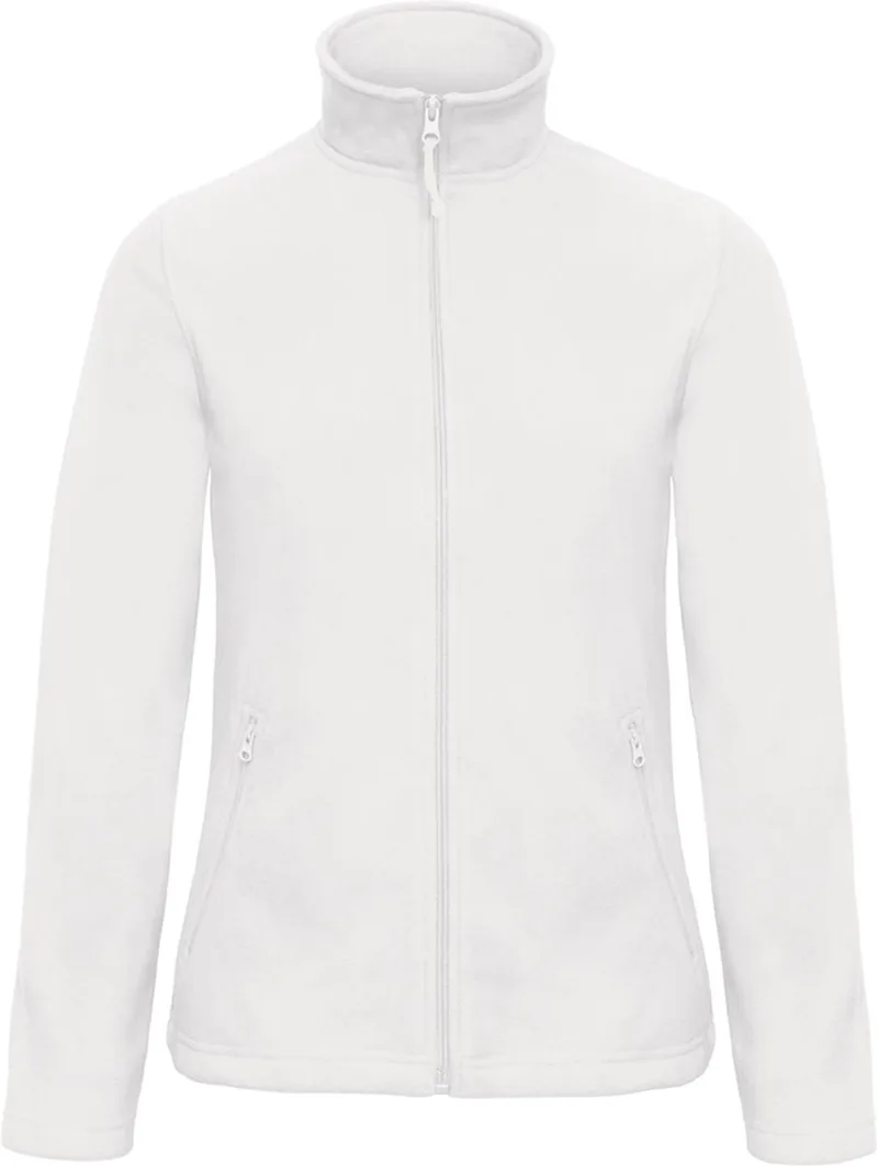 Γυναικεία Micro Fleece ζακετα Full Zip B & C ID.501 Women White