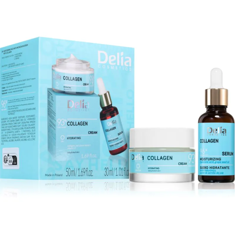 Delia Cosmetics Collagen Set σετ δώρου Για πρόσωπο, λαιμό και ντεκολτέ