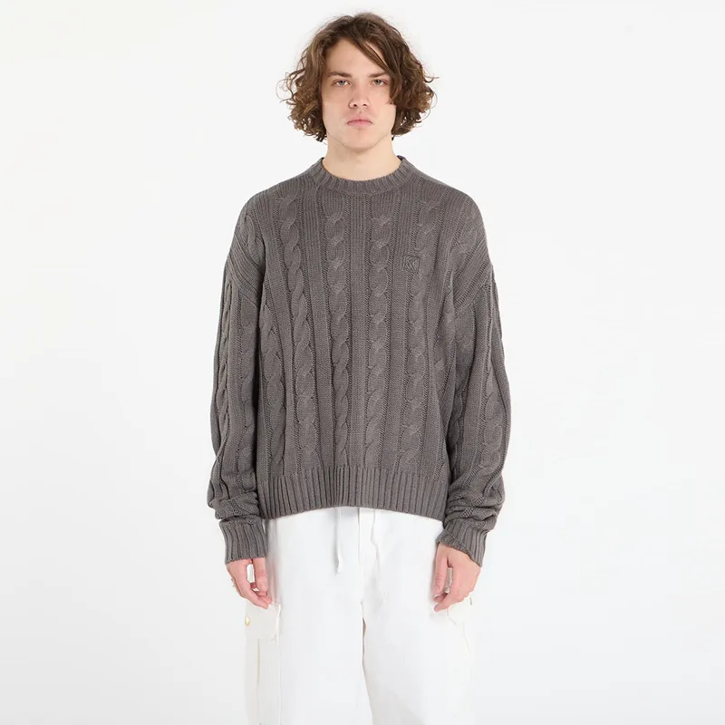 Πουλόβερ Karl Kani Og Cable Knit Os Sweater Black XL
