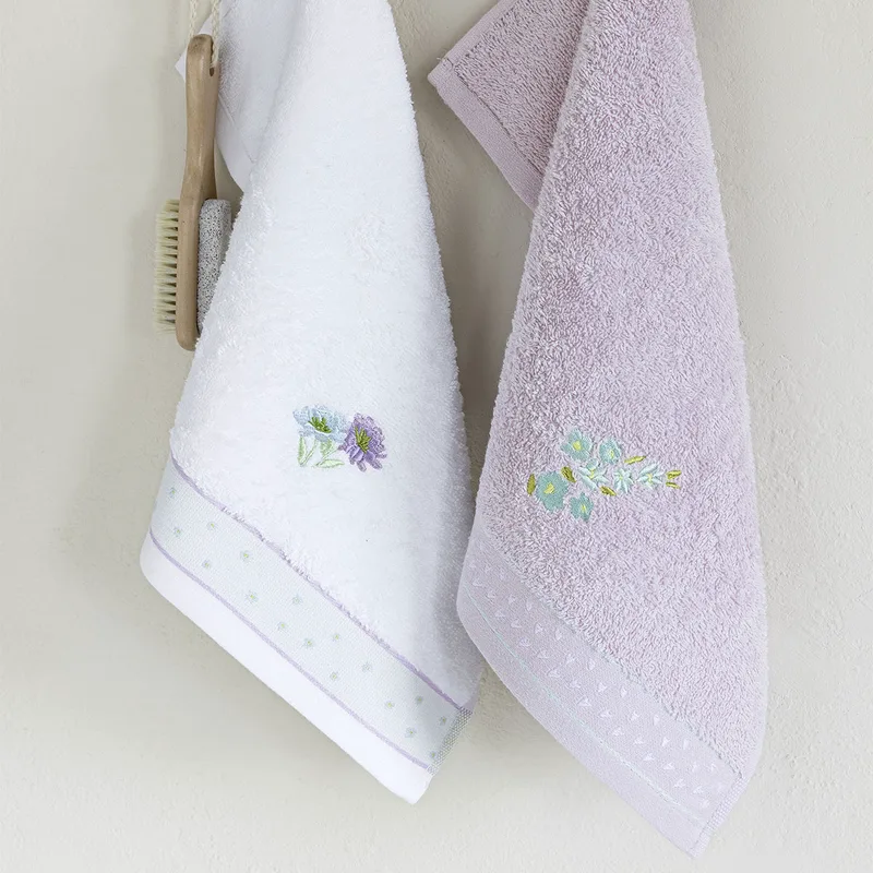 Πετσέτες Χεριών (Σετ 2τμχ) Nima Lavender 420gsm