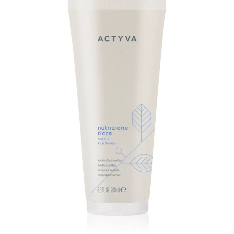 Kemon Actyva Nutrizone Ricca Θρεπτική μάσκα για ξηρά μαλλιά 200 μλ