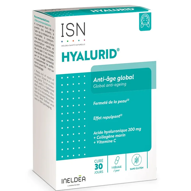 Ineldea Santé Naturelle Hyalurid 30 Capsules