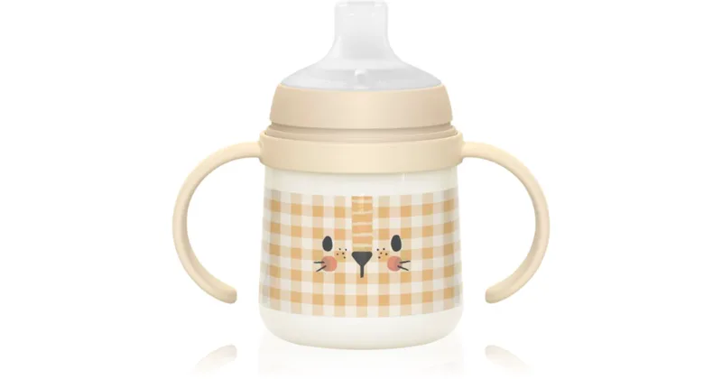 Suavinex Night & Day baby bottle with handles 6 months+ lion 150 ml
