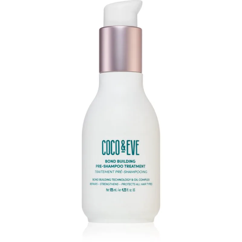 Coco & Eve Bond Building Pre-Shampoo Treatment φροντίδα πριν τη περιποιήση με σαμπουάν για κατεστραμμένα μαλλιά 125 ml