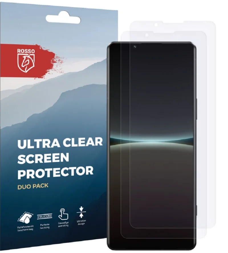Κόκκινο Ultra Clear Screen Protector - Μεμβράνη Προστασίας Οθόνης - Sony Xperia 5 IV - 2 Τεμάχια (8719246375583)