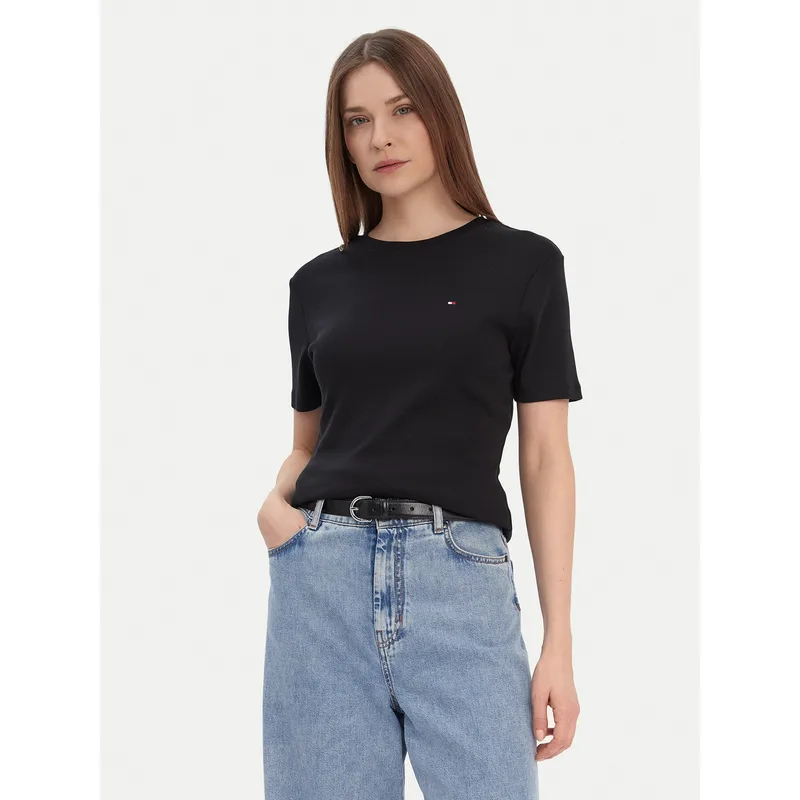 Tommy Hilfiger T-Shirt New Cody WW0WW40587 Μαύρο Slim Fit