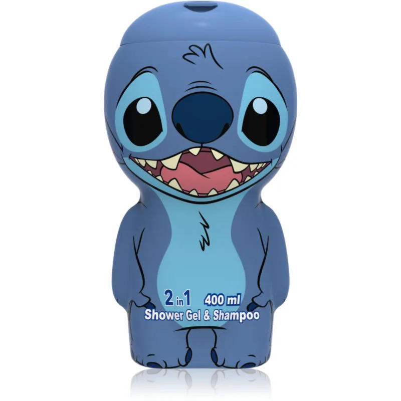 Disney Stitch Shower Gel & Shampoo απαλό τζελ ντους και σαμπουάν για παιδιά 400 ml