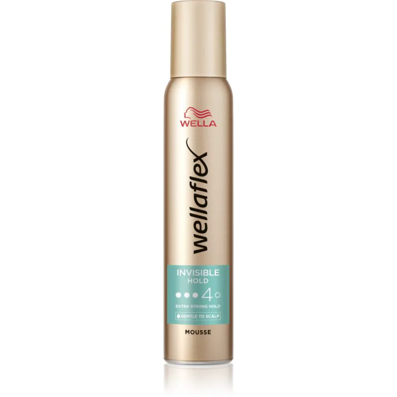 Wella Wellaflex Invisible Hold αφρώδες σκληρυντικό μους με εξτρα δυνατό κράτημα 200 ml