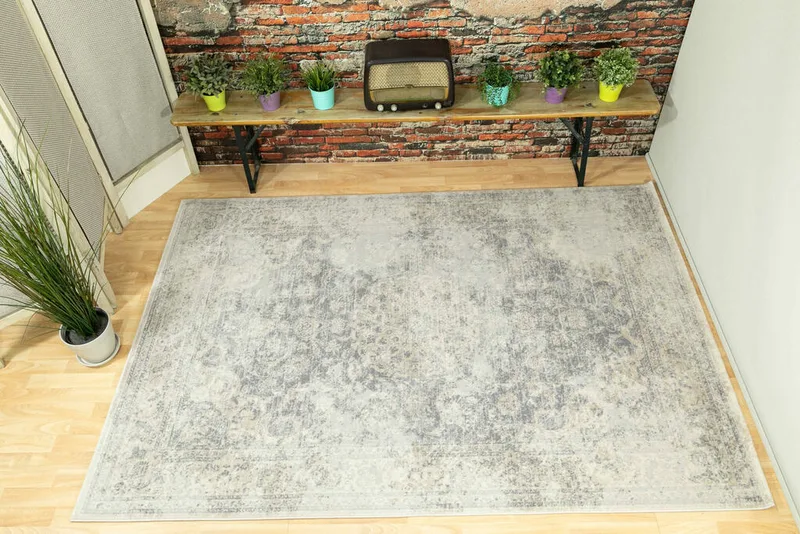 Χαλί Σαλονιού 160X230 Ezzo All Season Venice 6632Acd Grey (160x230)