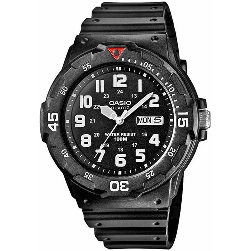 CASIO Men’s Collection Black Rubber Strap MRW-200H-1BV