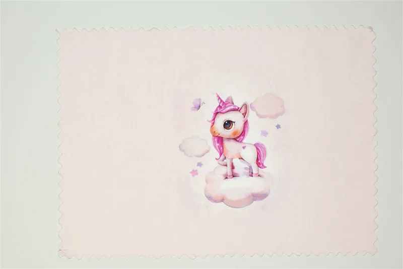Σουπλά Παιδικό Polyester 35x50εκ. Unicorn 74 Ροζ DimCol (Σετ 6 Τεμάχια) (Ύφασμα: Polyester, Χρώμα: Ροζ) - DimCol - 31463767007
