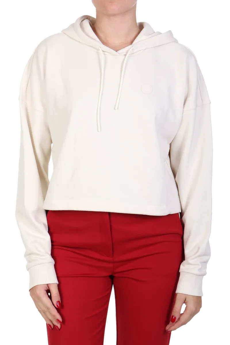 HUGO BLUE ΦΟΥΤΕΡ HOODIE DILVIE B ΥΠΟΛΕΥΚΟ