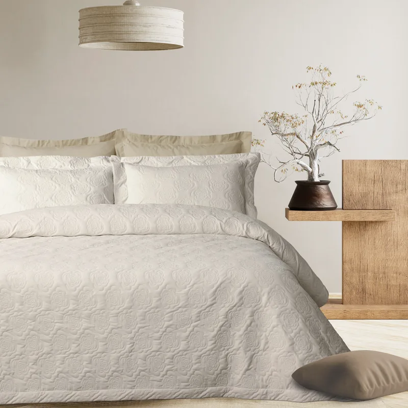 Κουβερλί King Size Das Home 0288 White 240x250