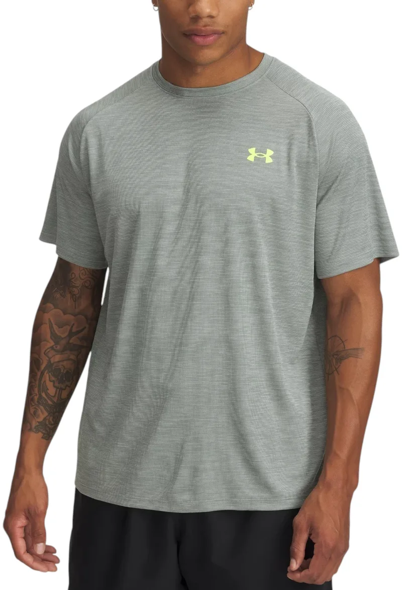 Μπλούζα Κοντομάνικη Under Armour Tech Textured 1382796-348 Ανδρικό