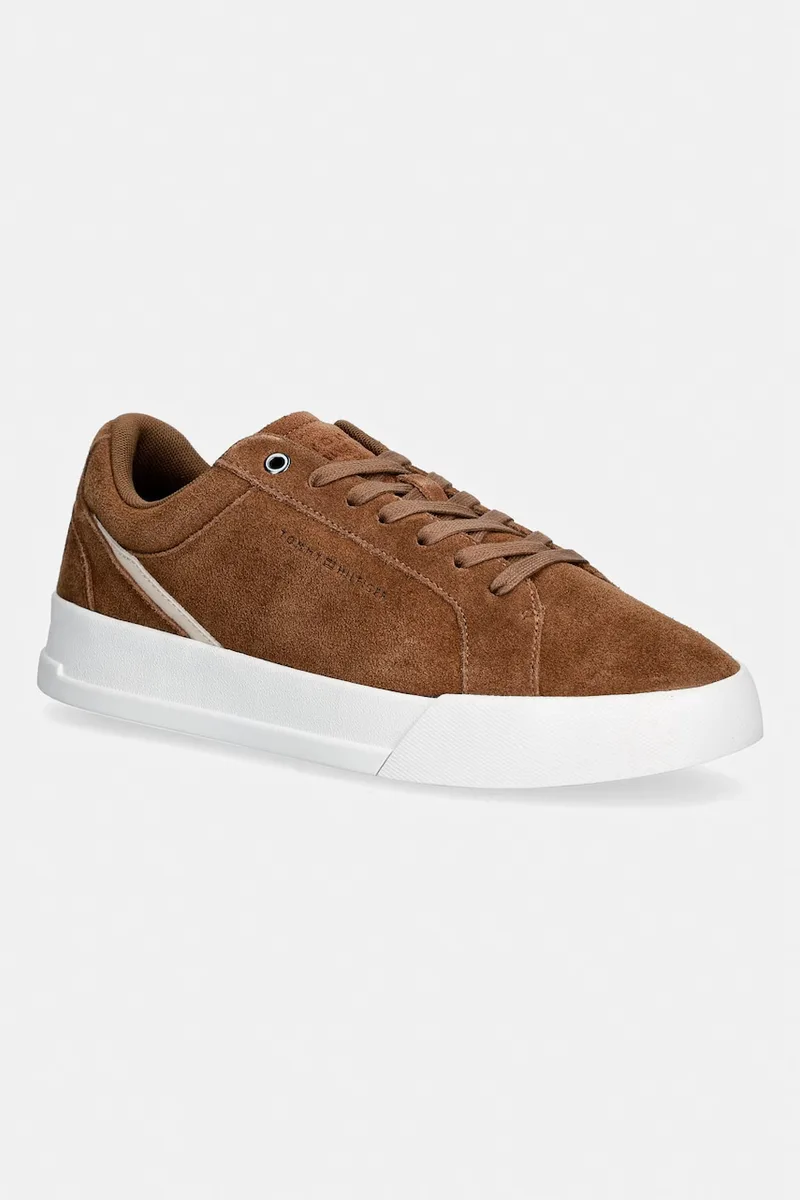Tommy Hilfiger TH COURT PREMIUM SUEDE ανδρικά σουέτ sneakers