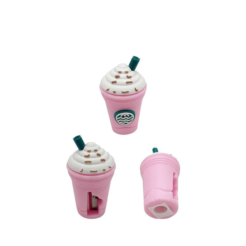 Metron Kids Ξύστρα Μονή Πλαστική με Σχέδιο Milkshake