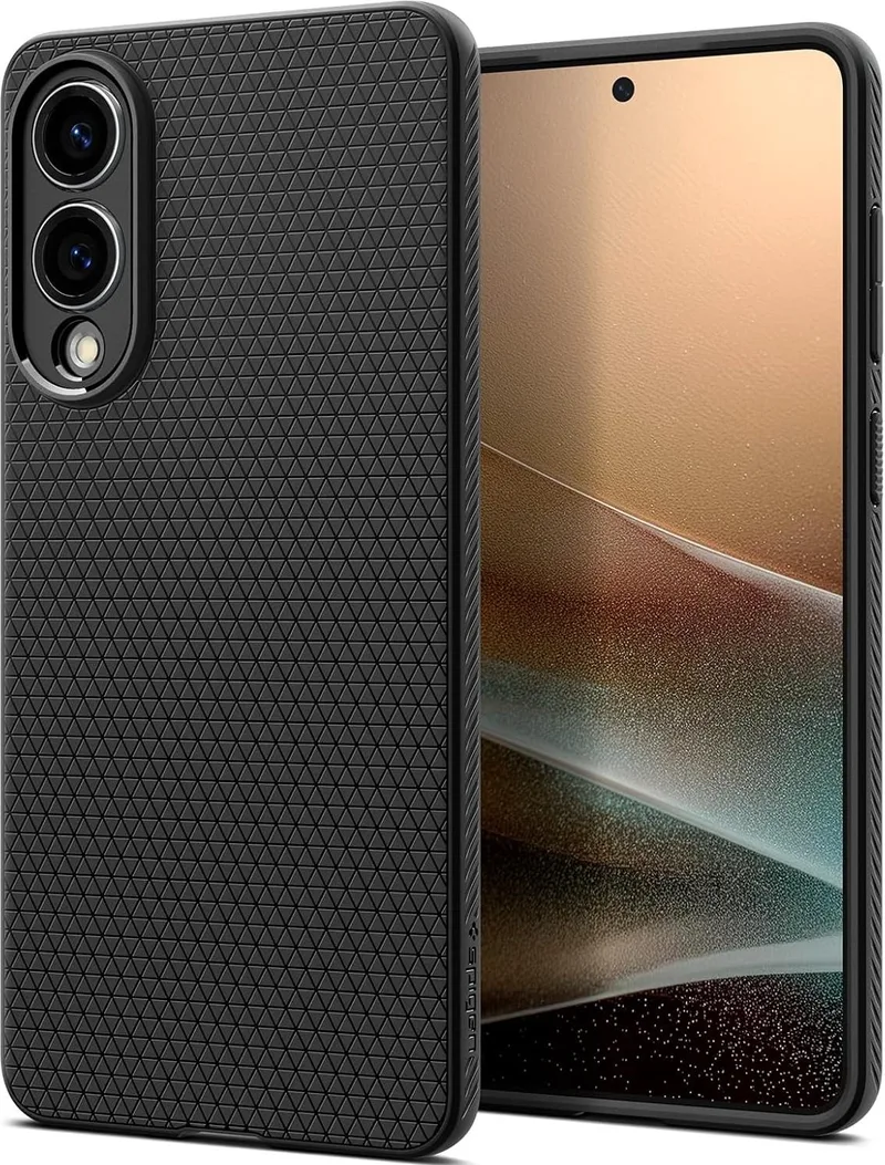 Θήκη Samsung Galaxy S25 Edge Spigen Liquid Air Σιλικόνης - Matte Black (ACS09420)
