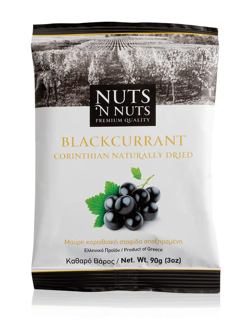 Μαύρη Κορινθιακή σταφίδα "Nuts 'n Nuts" 90g>