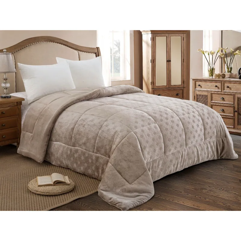 Κουβερτοπαπλωμα Μονο 160X240 Adam Home (822) Taupe