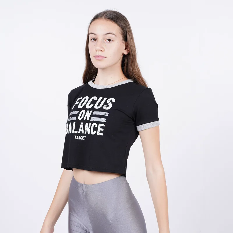 Target ''Focus'' Γυναικείο Cropped T-Shirt (9000079293_001)