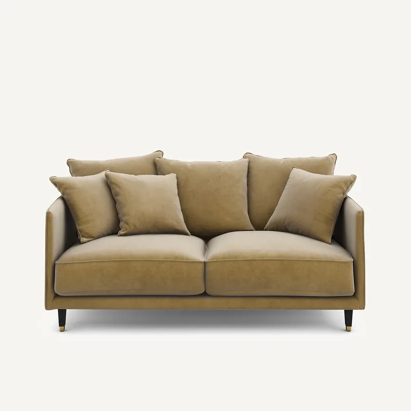Καναπές-κρεβάτι από βελούδο Μ105xΠ178xΥ93cm