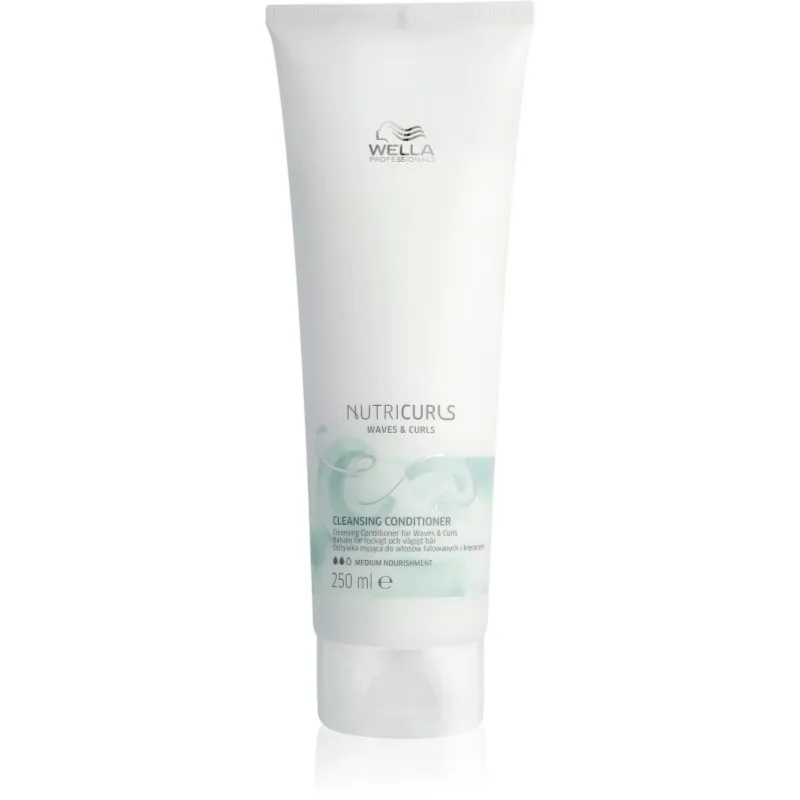 Wella Professionals Nutricurls Waves & Curls καθαριστικό κοντίσιονερ για σπαστά και σγουρά μαλλιά 250 ml