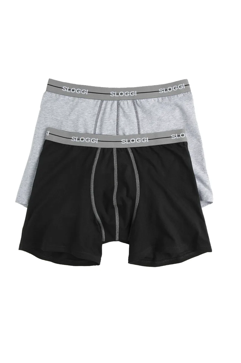Sloggi Βαμβακερά μποξεράκια Men Start Short (2 τεμάχια) - 10055546-M013