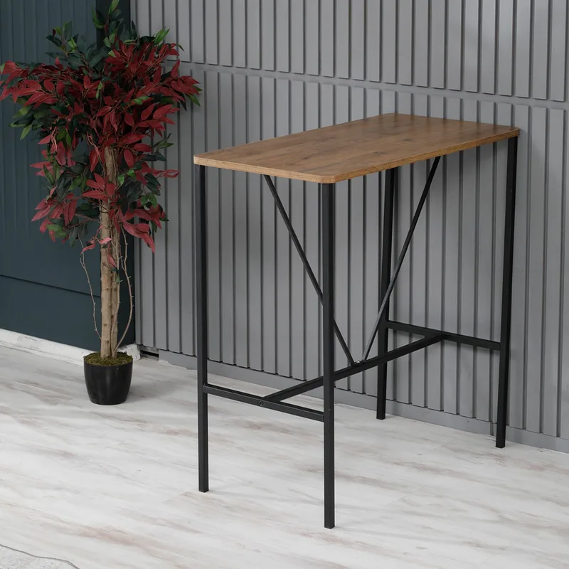 Τραπέζι Μπαρ Nordic 118Brn1173 (90x92x45 cm)
