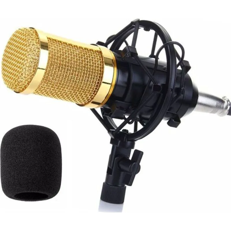 Andowl Πυκνωτικό Μικρόφωνο XLR 7451 Τοποθέτηση Shock Mounted/Clip On Φωνής