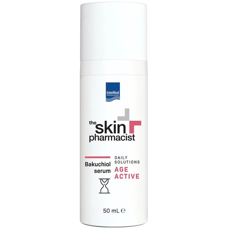 The Skin Pharmacist Age Active Bakuchiol Serum Επιδιορθωτικός Αντιγηραντικός Ορός Προσώπου με Βακουχιόλη για την Αντιμετώπιση Λεπτών Γραμμών & Σημαδιών Γήρανσης 50ml