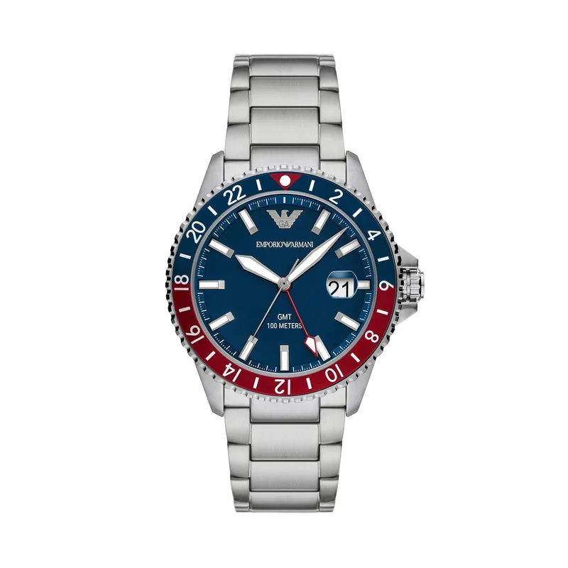Ρολόι Emporio Armani Diver AR11590 Ασημί