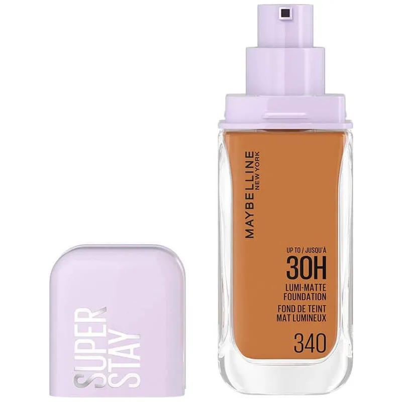 Maybelline Super Stay Lumi Matte Foundation Υγρό Βελούδινο Ματ Foundation Μεγάλης Διάρκειας 35ml - 340