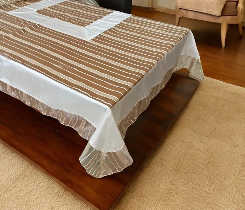 ΤΡΑΠΕΖΟΜΑΝΤΗΛΟ ΒΟΥΑΛ OLIVIER 180Χ220 LINEAHOME