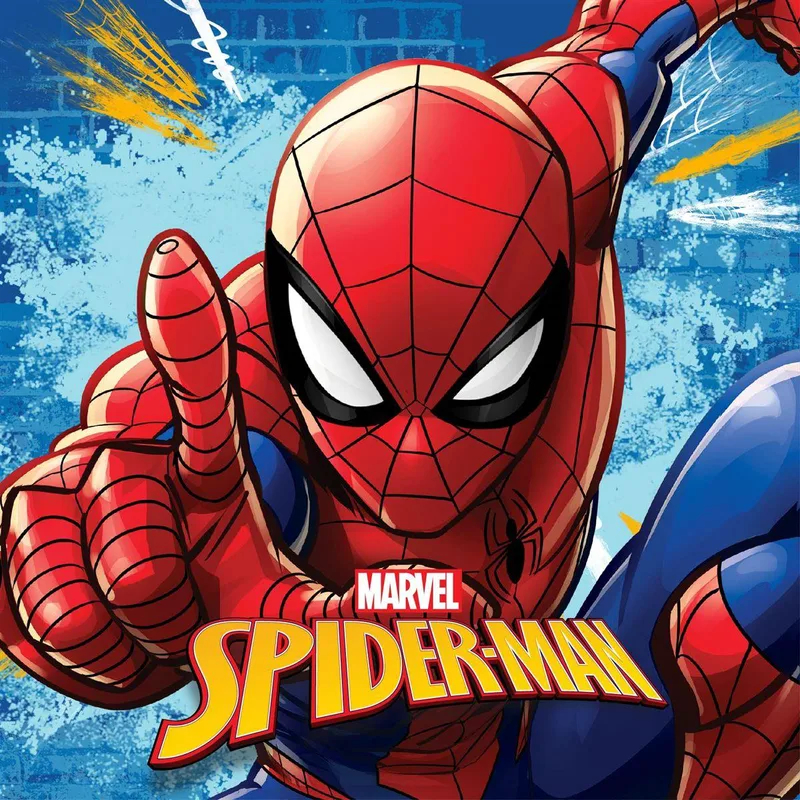 Λαβέτα-Μαγική Πετσέτα Polyester 30x30εκ. Spiderman 70 Sky Blue Marvel DimCol (Ύφασμα: Polyester, Χρώμα: Μπλε) - DimCol - 54460202011