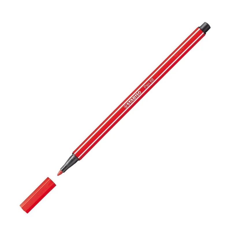 Mαρκαδόρος Stabilo Red 1mm