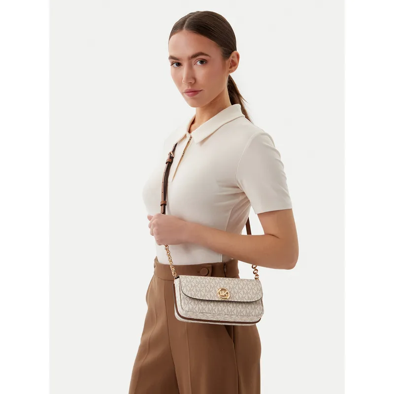 Τσάντα MICHAEL Michael Kors Nolita 32S6GY5C5B Κρεμ