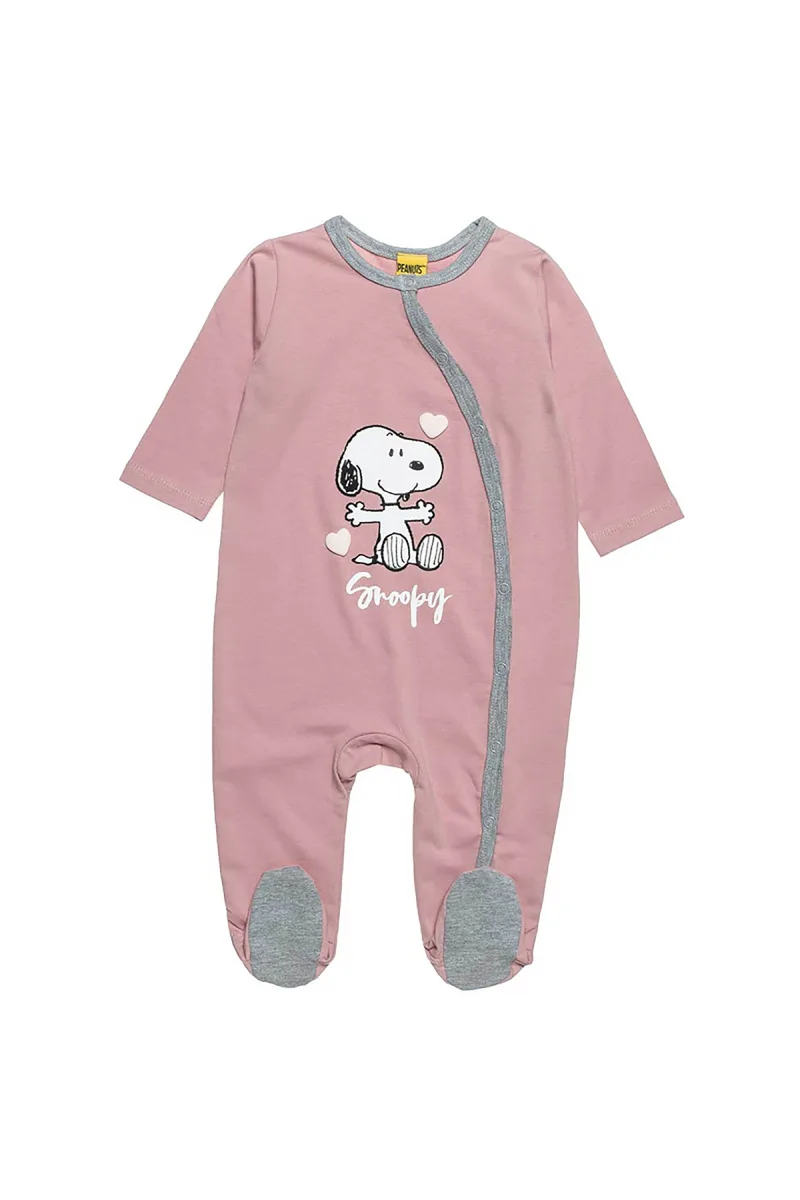 Alouette βρεφικό φορμάκι με print "Snoopy" (1 - 12 μηνών) - 00580943 Ροζ