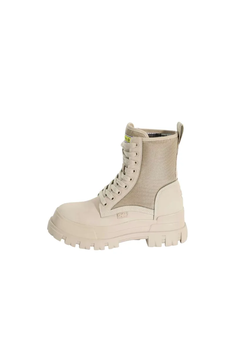 BUFFALO Μπότες- Μποτάκια ASPHA COM2 LACEUP MID - BEIGE-1622161-BEIGE