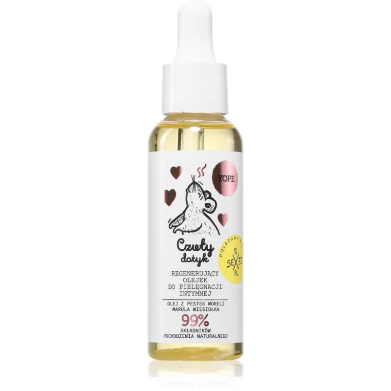 Yope Regenerating Intimate Care Oil αναγεννητική και καταπραϋντική φροντίδα για ευαίσθητες περιοχές 50 ml