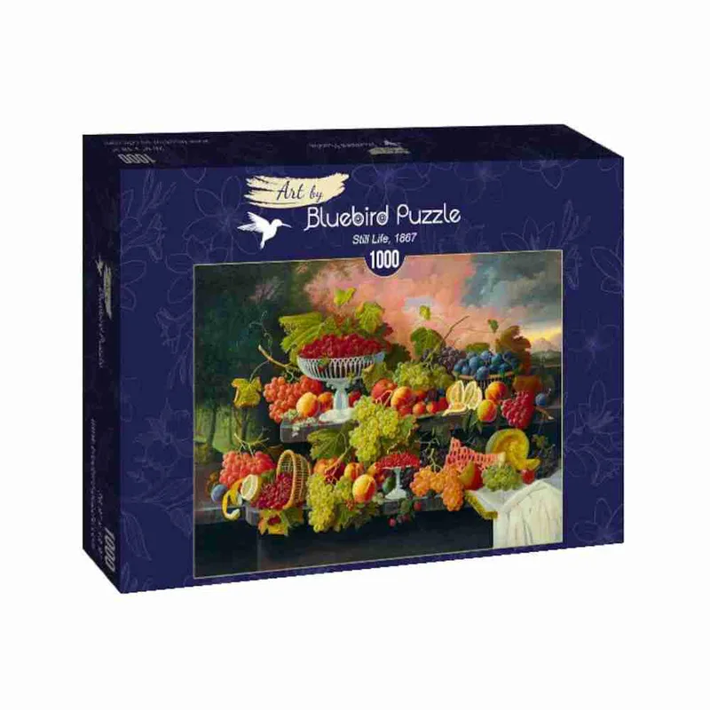 Bluebird Puzzle 60024-Severin Roesen - Still Life, 1867 -1000 pieces