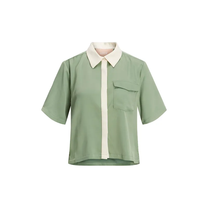 Πουκάμισα JJXX JXLARK SATIN SHORTSLEEVE SHIRT WOMEN