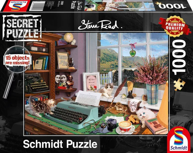 SECRET PUZZLE ΓΡΑΦΕΙΟ - STEVE READ SCHMIDT 1000 ΚΟΜΜΑΤΙΑ (59920)