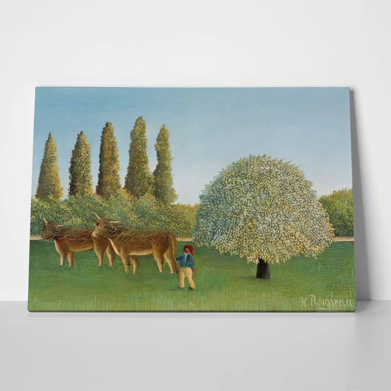 Πινακας σε καμβά HENRI ROUSSEAU - MEADOWLAND