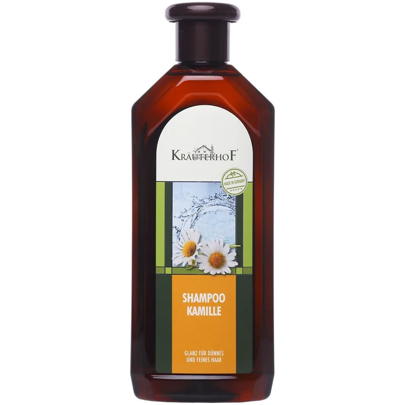 Krauterhof Shampoo Kamille for Colored & Thin Hair Απαλό Σαμπουάν με Εκχύλισμα Χαμομηλιού για Βαμμένα & Ταλαιπωρημένα Μαλλιά 500ml