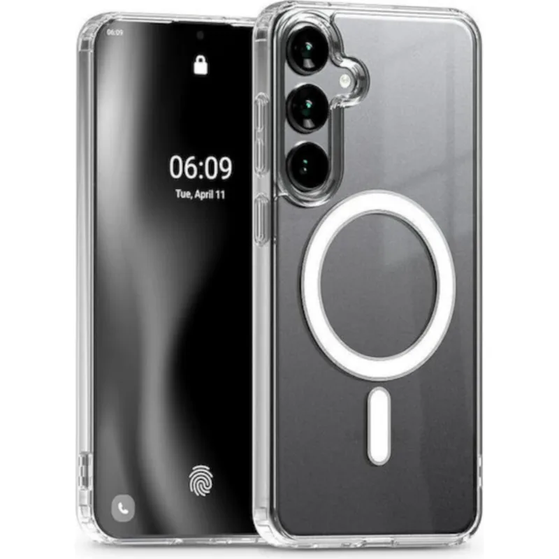 Θήκη Samsung Galaxy S25 Plus Bodycell Clear Case Διάφανη Σκληρή με MagSafe - Clear (5206015083631)