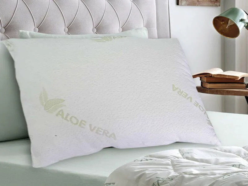 Μαξιλάρι Ύπνου Aloe Vera Μαλακό Γαρύφαλλο 50x70