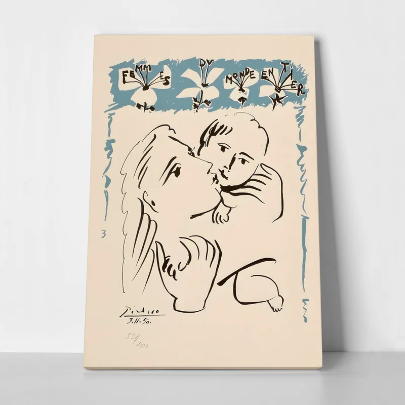 Πινακας σε καμβά PICASSO - MATERNAL LOVE