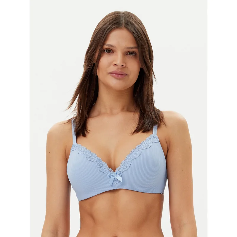 Hunkemöller Σουτιέν χωρίς μπανέλα Lola 301081 Γαλάζιο