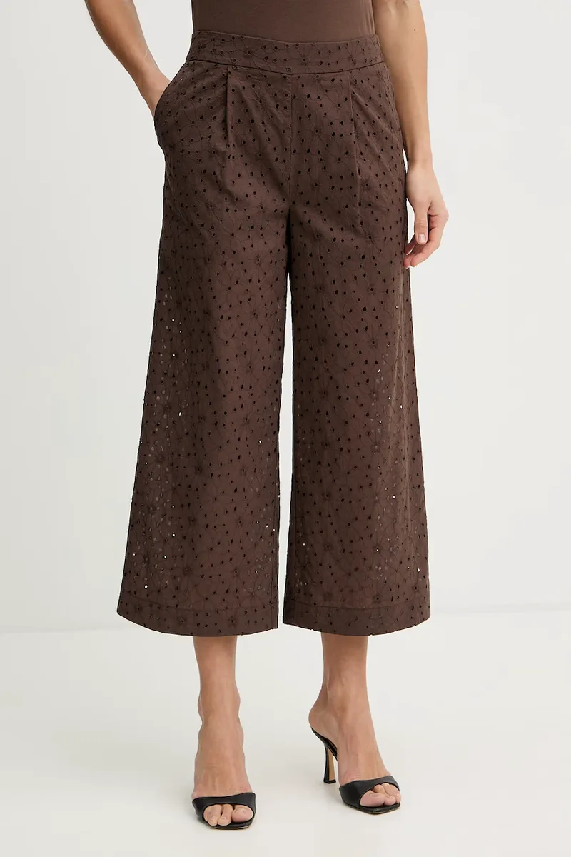 Twinset Βαμβακερό παντελόνι Twinset