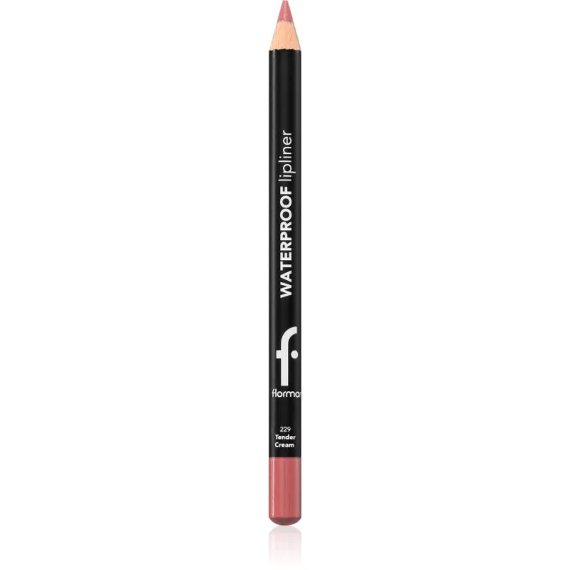 flormar Waterproof Lipliner αδιάβροχο μολύβι για τα χείλη απόχρωση 229 TENDER CRM 1.14 γρ